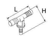 Brennstoffentnehmer 12x5x12, L=50, H=40