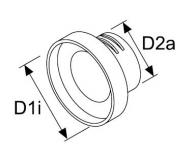 Reduzierstueck Adapter 90/60