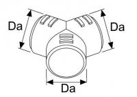 Verteiler Y-Stueck 60/60/60