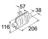 Abgasschalldaempfer D38