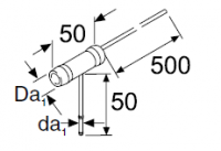 Tankentnehmer D18 L730 o.Zubehoer