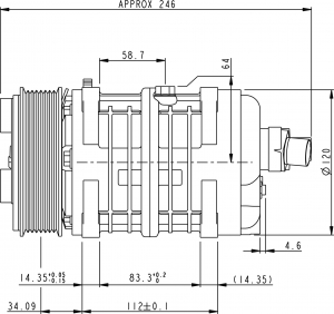VERDICHTER TM-163HD 8PVK